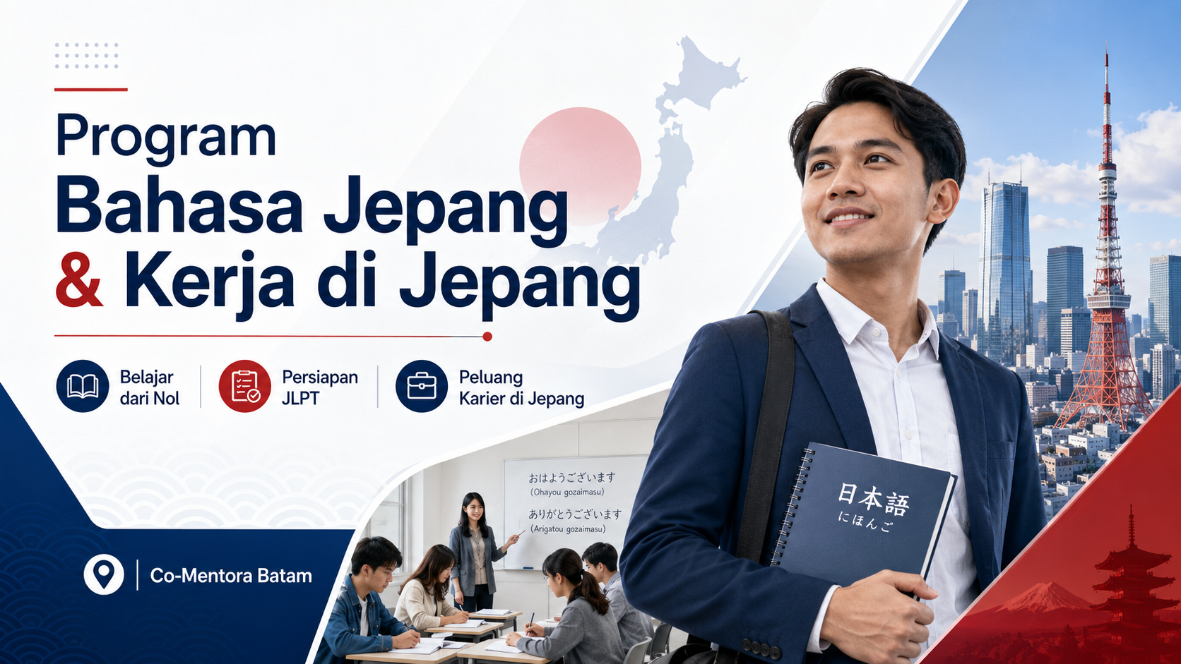 Program Bahasa Jepang dan Kerja di Jepang 2026: Persiapan dari Nol Bersama Co-Mentora Batam